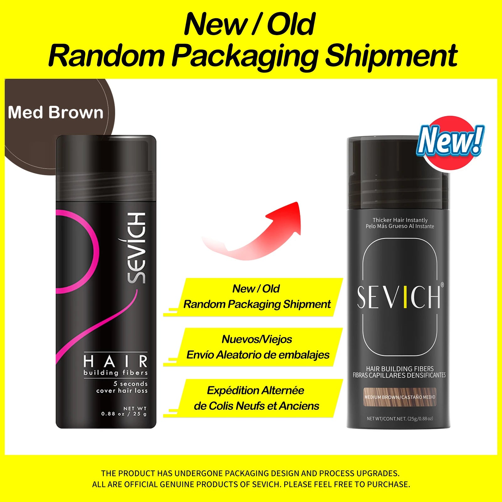 Sevich Hair Building Fibers – Thicken & Conceal